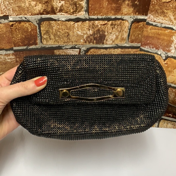 Vintage Whiting and Davis mesh ball clutch purse - Picture 4 of 17